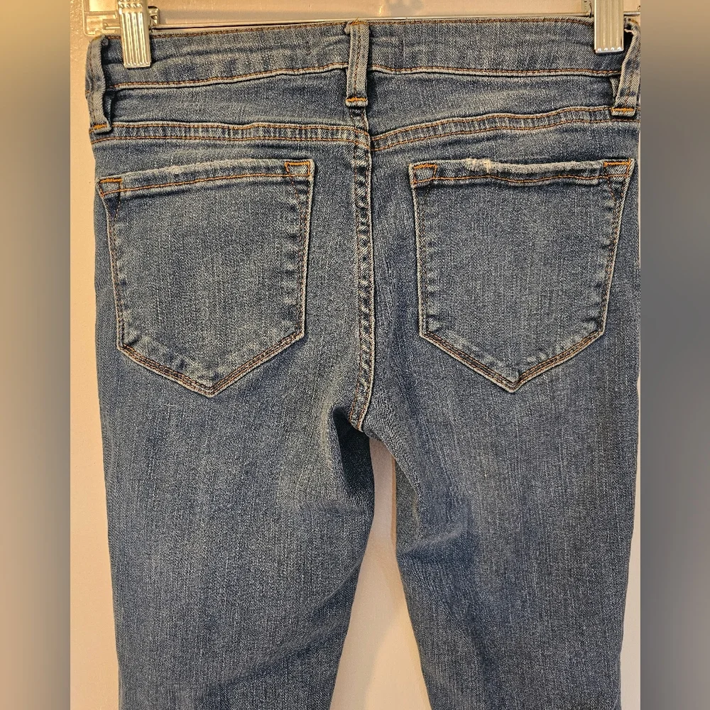 Free People Chew Raw Hem Skinny‎ Jeans Women’s Size 25 Cropped Ankle RN66170